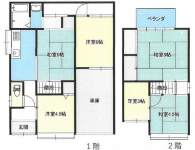 ☆南側道路面す
☆嵐山駅徒歩４分
☆シャッター付車庫あり