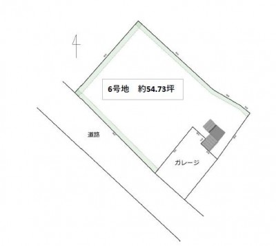 ☆前道６ｍ
☆建築条件なし更地
☆即引渡可